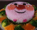 アンパンマンと一緒にひな祭り♪押し寿司作り方7写真