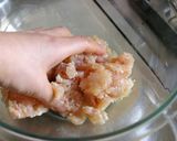 鶏むね肉と豆腐のふわふわ蒸し作り方2写真
