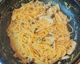 菜の花のクリームパスタ作り方8写真