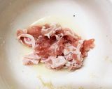 簡単きな粉梅ソース味豚こま大根青椒肉絲風作り方1写真