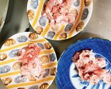 簡単きな粉梅ソース味豚こま大根青椒肉絲風作り方2写真