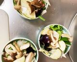 簡単きな粉梅ソース味豚こま大根青椒肉絲風作り方11写真