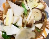 簡単きな粉梅ソース味豚こま大根青椒肉絲風作り方13写真