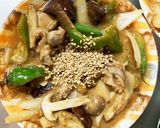 簡単きな粉梅ソース味豚こま大根青椒肉絲風作り方17写真