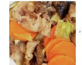 ルクエで簡単、豪華牛肉キャベツ作り方4写真
