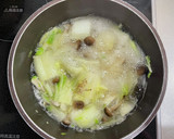 白菜消費に！ふわふわとろとろ中華スープ作り方2写真
