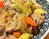 豚じゃが煮込みうどん作り方3写真