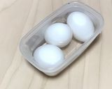失敗しないレンジでゆで卵作り方1写真