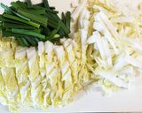 ☆にらと白菜の胡麻和え☆作り方1写真
