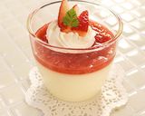 ホワイトチョコプリン♡いちごソースかけ作り方8写真