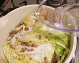 白菜とひき肉のとろり煮作り方5写真