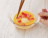 トマ玉コーン茶づけ作り方3写真