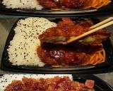 美味ドレチキン南蛮のたれ豚ロースかつ弁当作り方2写真
