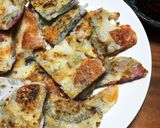 れんこんとベーコンのチーズチヂミ作り方6写真