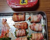 ヨウサマの減塩豚ばらとニラ巻き焼き作り方3写真