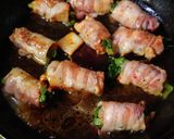 ヨウサマの減塩豚ばらとニラ巻き焼き作り方5写真