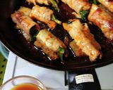 ヨウサマの減塩豚ばらとニラ巻き焼き作り方6写真