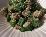 オクラインゲン(野菜)の胡麻和え作り方16写真