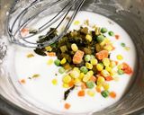 信州発★カリカリもっちり♡野沢菜チヂミ作り方3写真