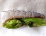 春巻き 蕾菜×海老 芽キャベツ×海老 作り方5写真