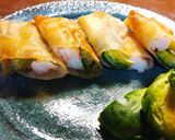 春巻き 蕾菜×海老 芽キャベツ×海老 作り方7写真