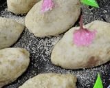うぐいす餅。残っていた桜餡も入れました作り方5写真
