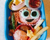 マミーロングレッグス♪キャラ弁♪園児さん作り方4写真