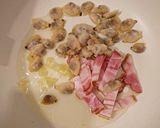 アサリと菜の花のパスタ作り方2写真