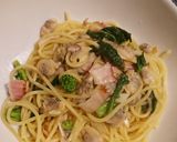 アサリと菜の花のパスタ作り方6写真