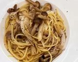 しめじと玉ねぎの醤油バタースパゲッティ♬作り方8写真
