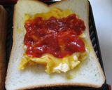 卵ウインナーのホットサンド♬作り方4写真