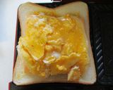 卵ウインナーのホットサンド♬作り方6写真