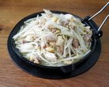 親鳥ともやしの鶏油炒め作り方3写真