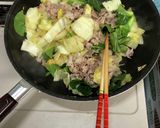 回鍋肉Andレトルトフカヒレsoup作り方3写真