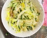 隙間埋めカニカマきな粉ごまポン味彩サラダ作り方7写真