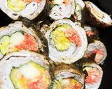 豚肉のキャベツと明太子の紫蘇海苔巻き作り方6写真