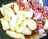 春の常備菜 旬の新玉ねぎの すき焼き牛丼作り方9写真