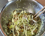 【リメイク】生姜焼♪てりマヨおかずサラダ作り方10写真