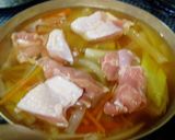 長ネギも入った我が家の親子丼作り方6写真
