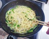 白だし香る簡単ワンパン和風カレーパスタ！作り方4写真