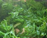 わさび菜入り♪春色親子丼作り方6写真