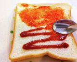 ピカチュウ チーズトースト作り方1写真