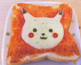 ピカチュウ チーズトースト作り方5写真