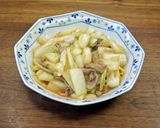白菜と豚肉のピリ辛炒め作り方2写真