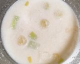 かきとほうれん草のシチューグラタン作り方4写真
