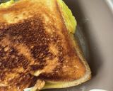 半熟チーズオムレツのホットサンド作り方5写真