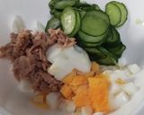 カレーのときのシーチキンサラダ作り方4写真