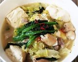 超簡単！塩モツ鍋ラーメン！！作り方6写真