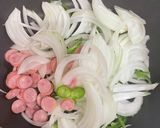 玉ねぎ麹 の ナポリタン作り方1写真