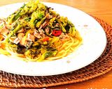 花が咲いた菜の花を❤毎日食卓に春を届けて作り方10写真